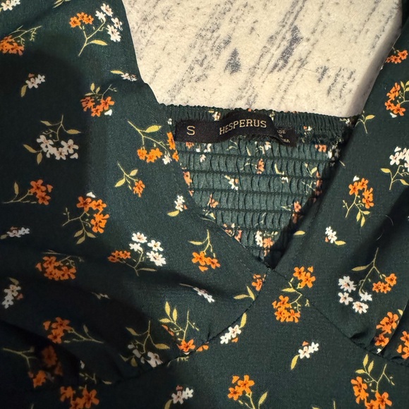 Floral Green Dress - Picture 3 of 3